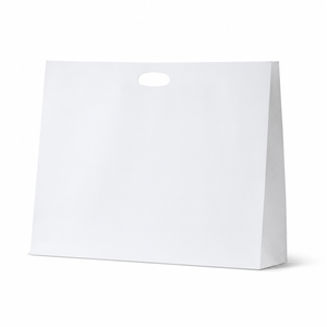 Paper Dcut White Kraft Bag - Boutique - 50/Ctn