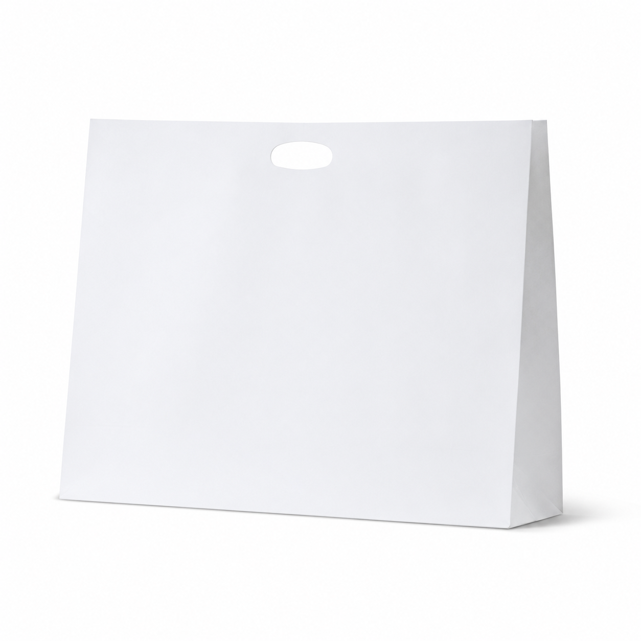 Paper Dcut White Kraft Bag - Boutique - 50/Ctn