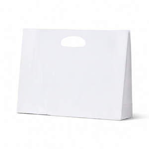 Paper Dcut White Kraft Bag - Small BTQ - 100/Ctn