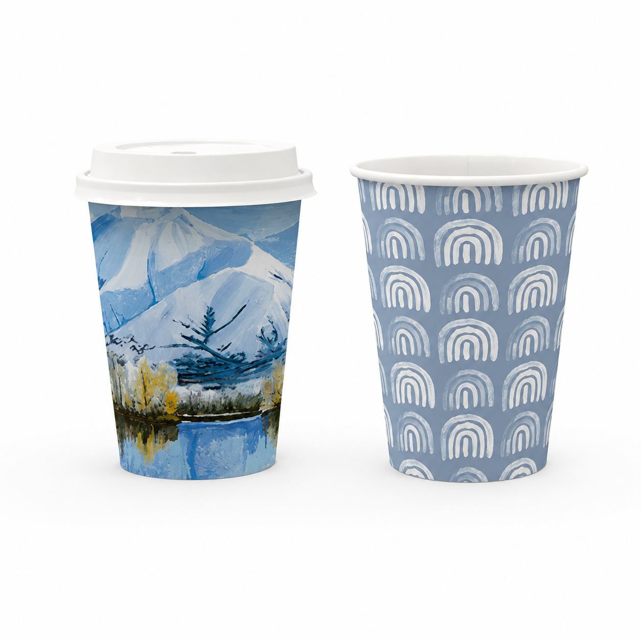 12oz (390ml) NaturalPak Single Wall Trend Cup