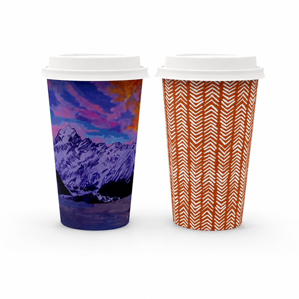 16oz (460ml) NaturalPak Single Wall Trend Cup