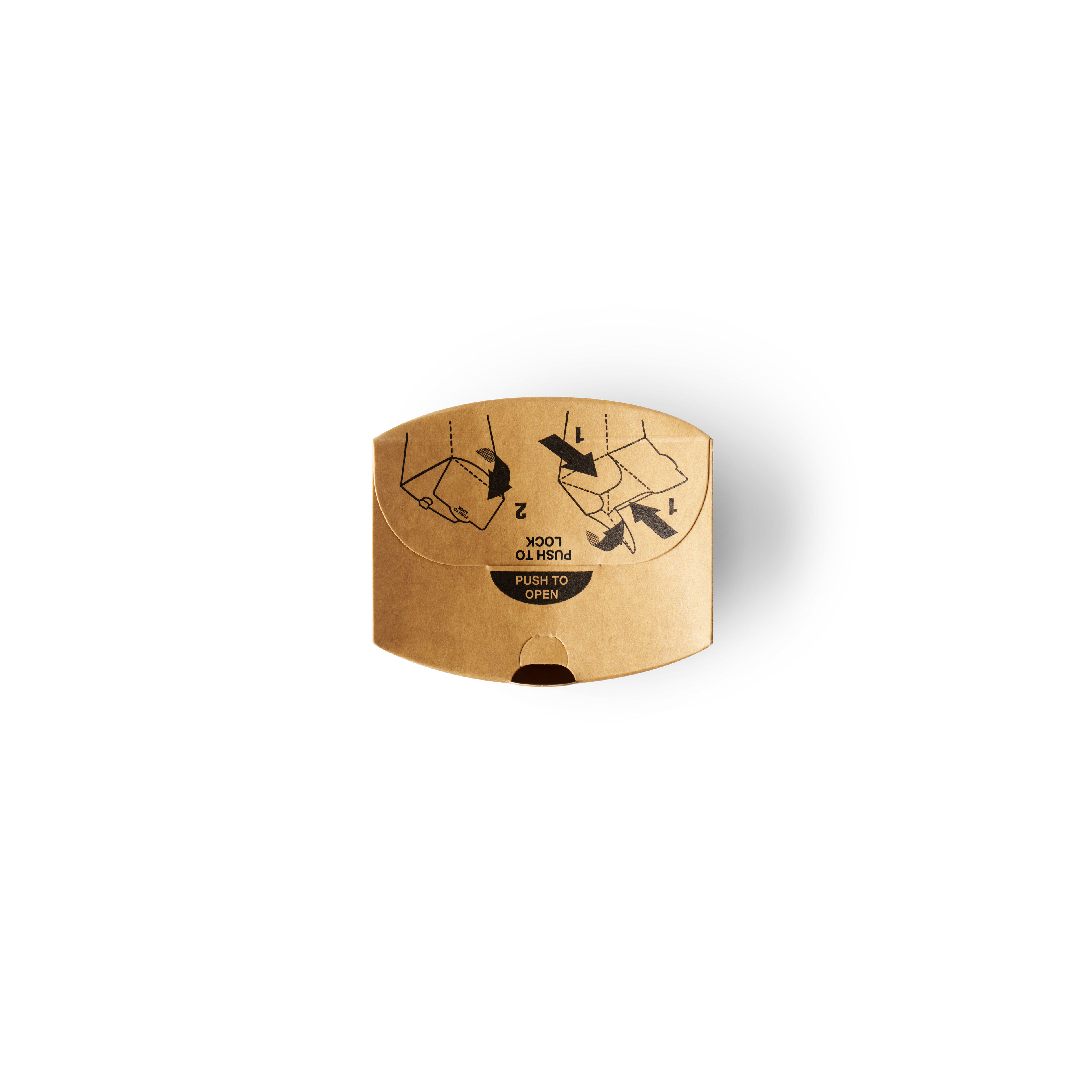 12oz Brown Kraft The Good Cup - 1000/Ctn