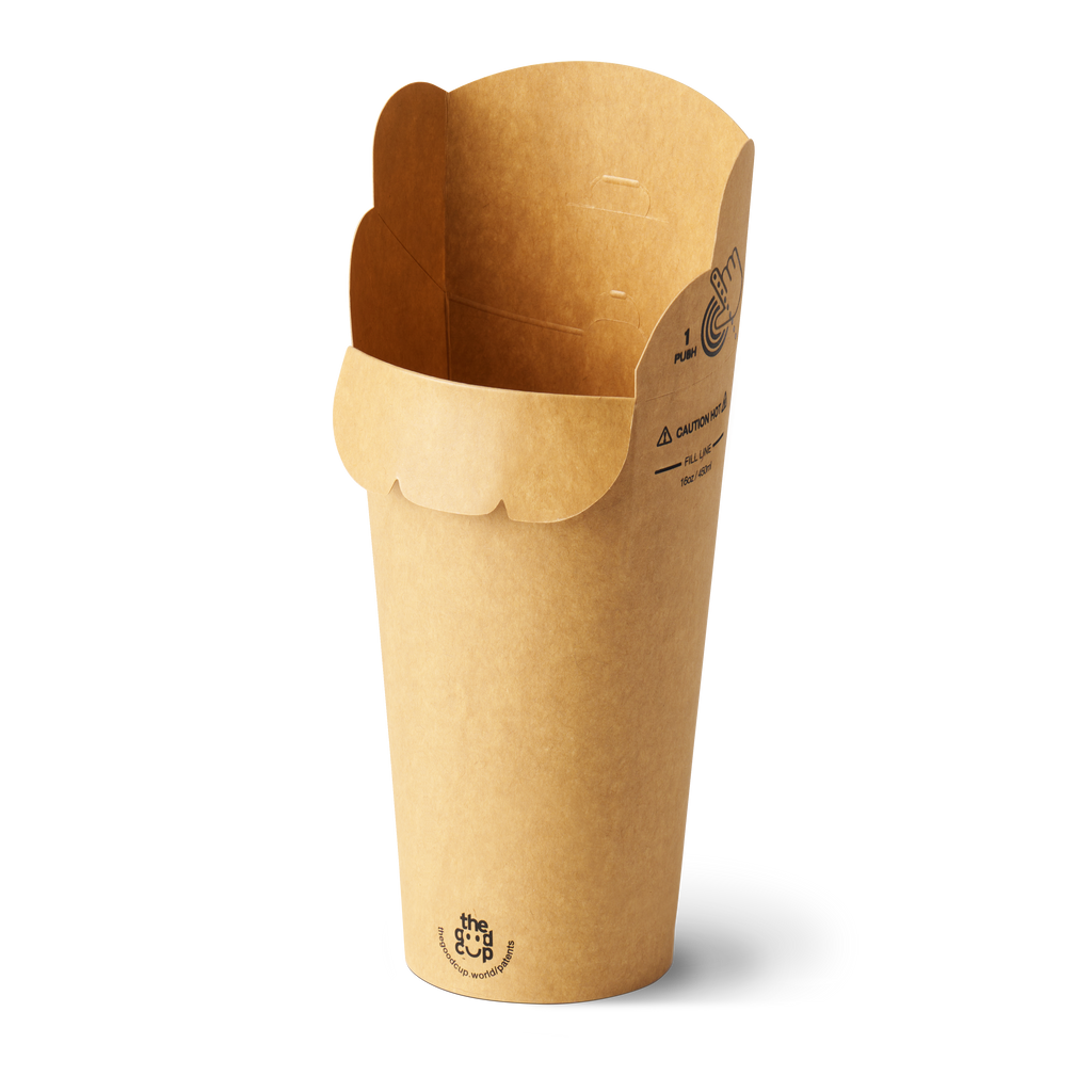 16oz Brown Kraft The Good Cup - 800/Ctn