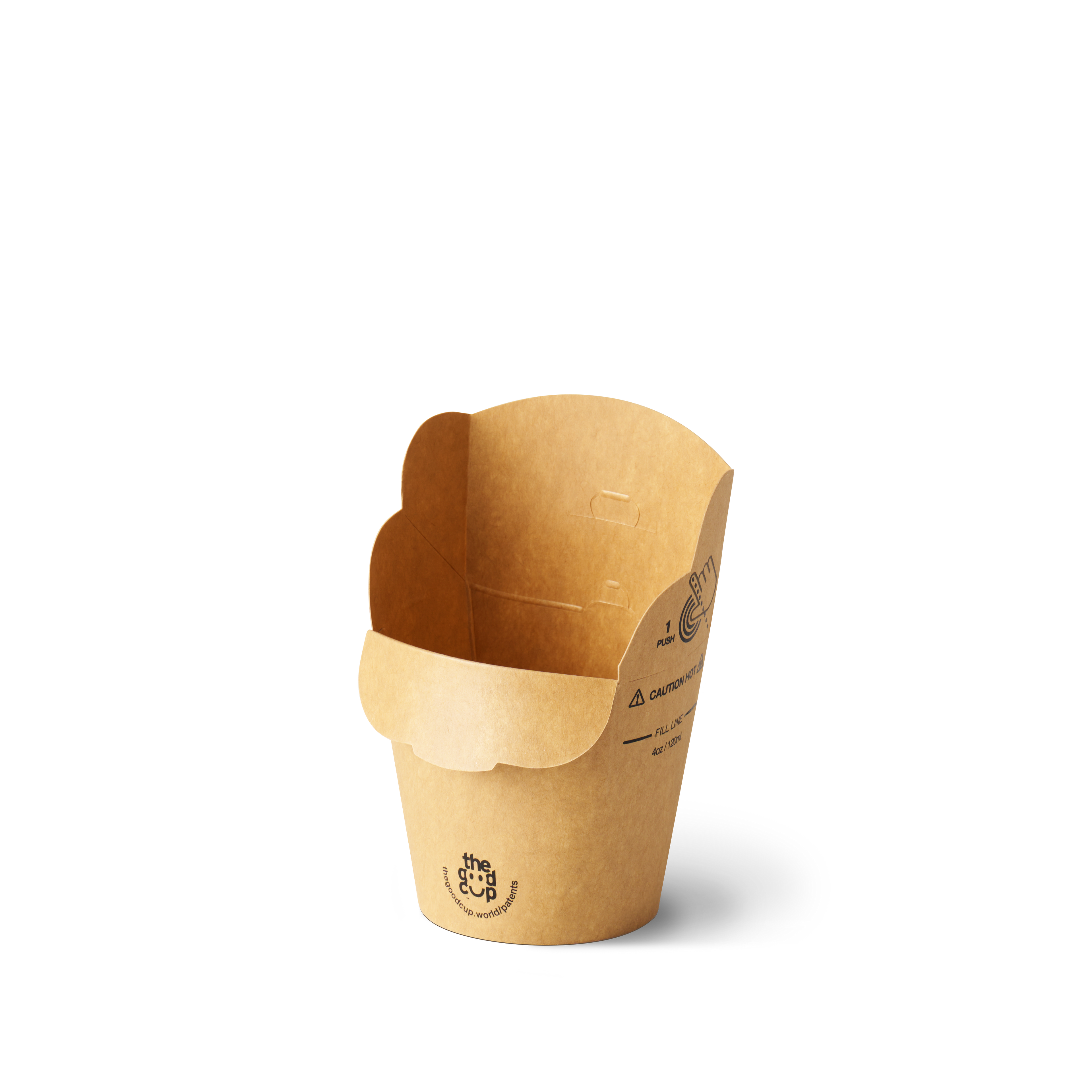 4oz Brown Kraft The Good Cup - 1000/Ctn