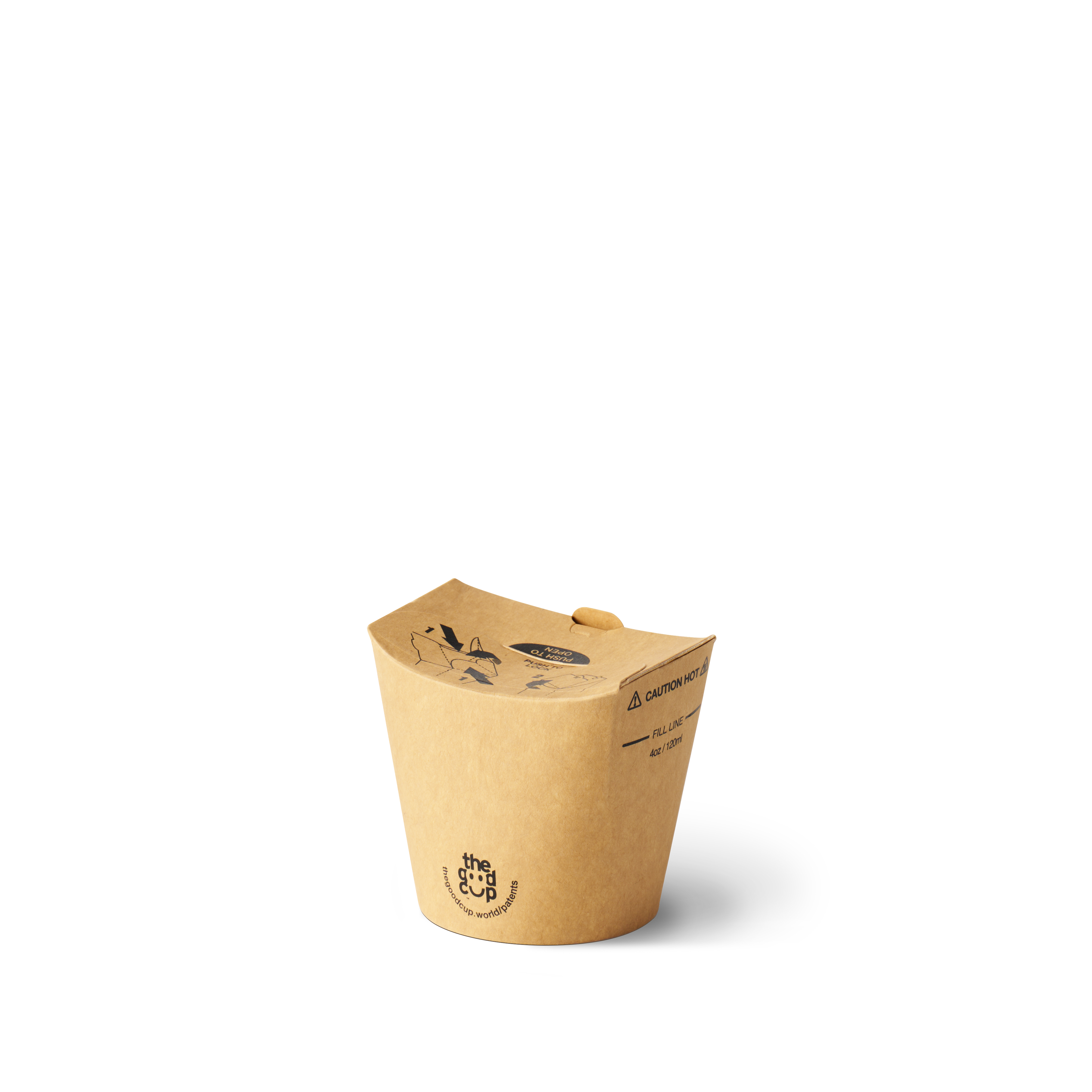4oz Brown Kraft The Good Cup - 1000/Ctn
