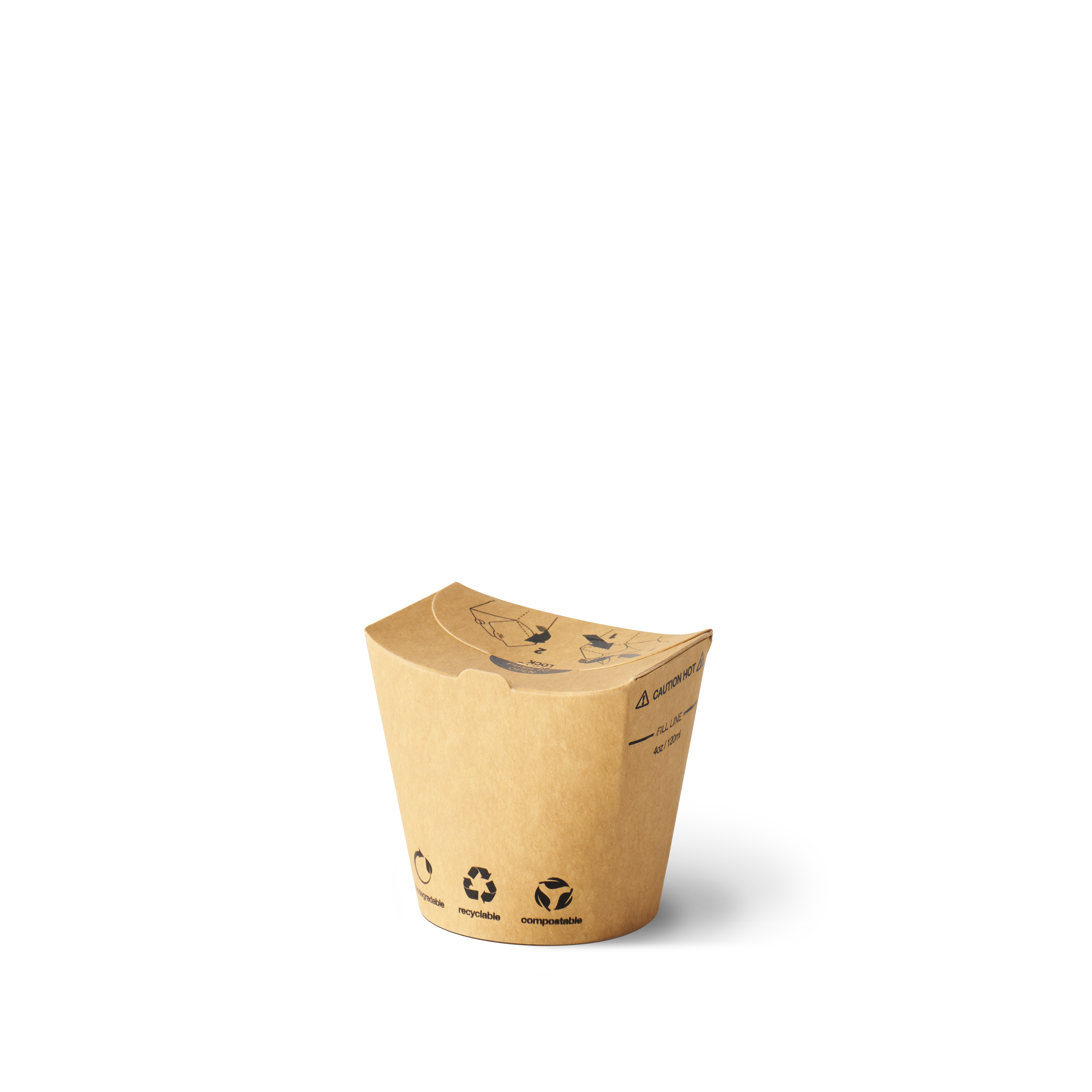 4oz Brown Kraft The Good Cup - 1000/Ctn