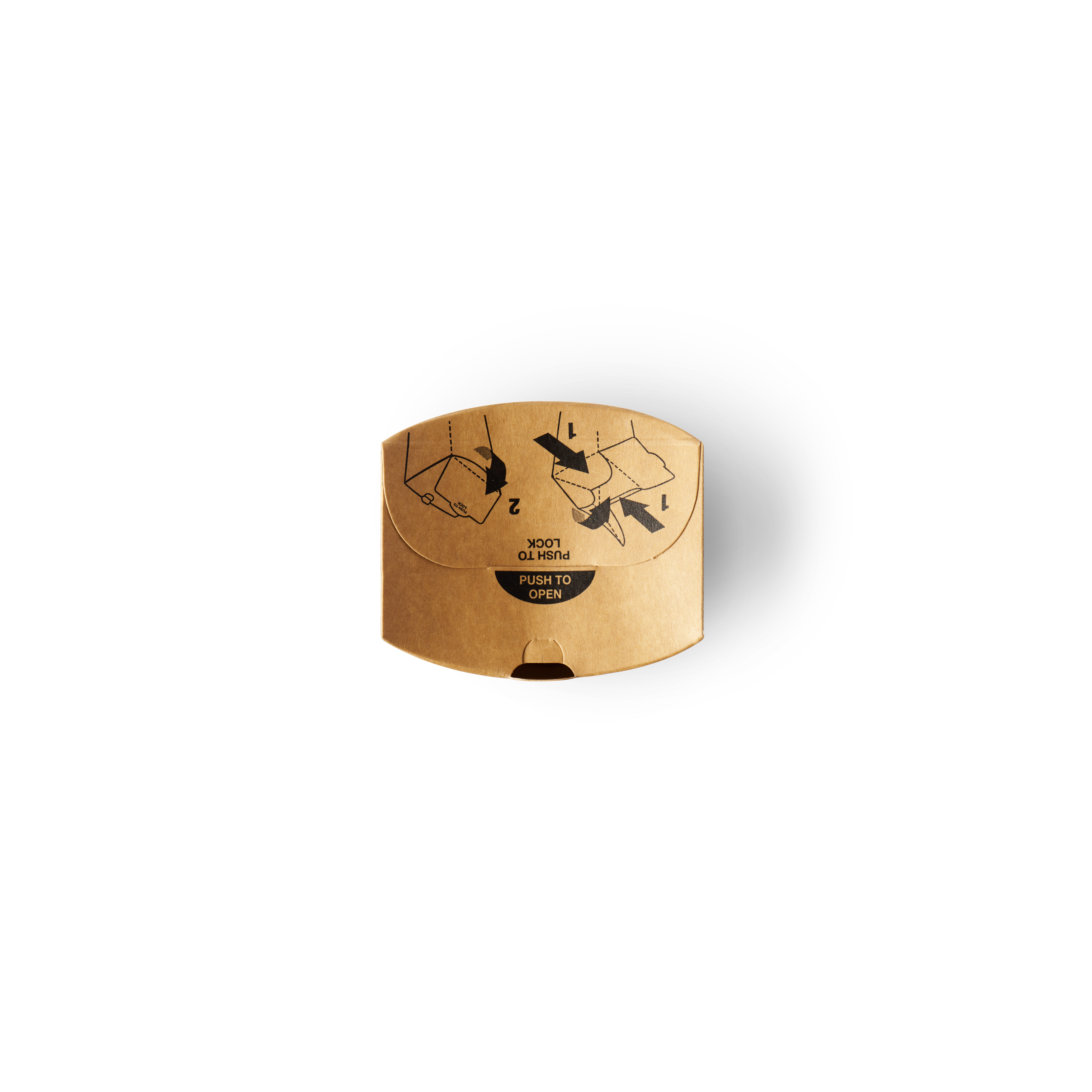 8oz Brown Kraft The Good Cup - 1000/Ctn