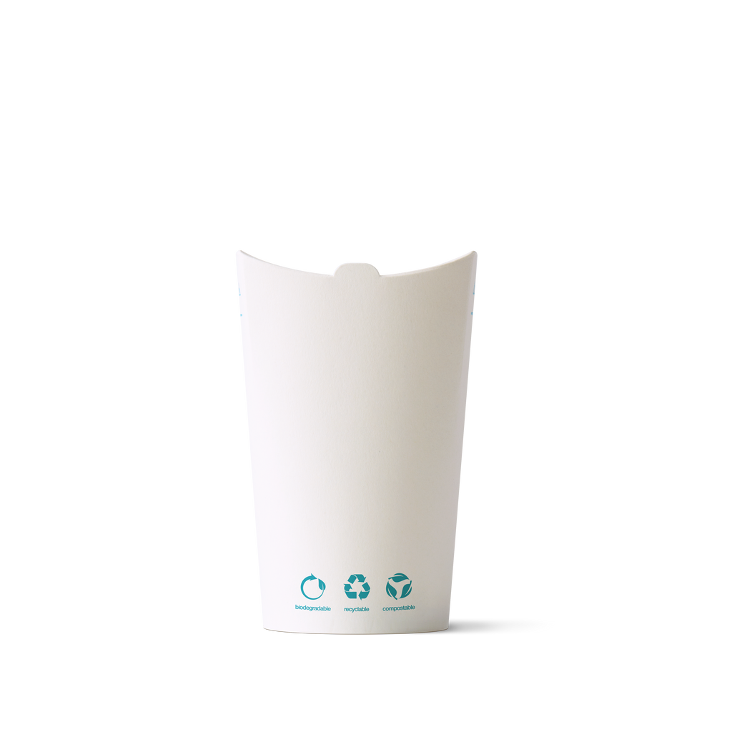 12oz White Kraft The Good Cup - 1000/Ctn