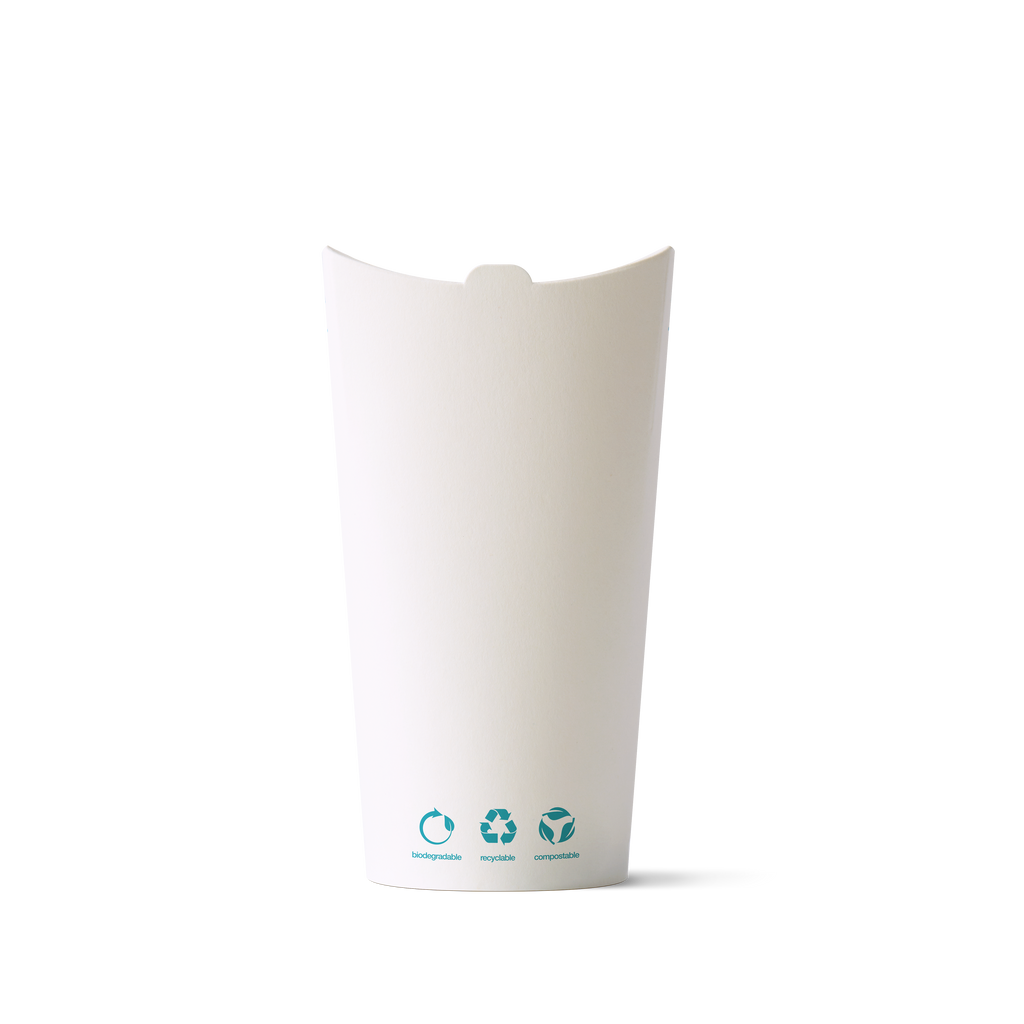 16oz White Kraft The Good Cup - 800/Ctn