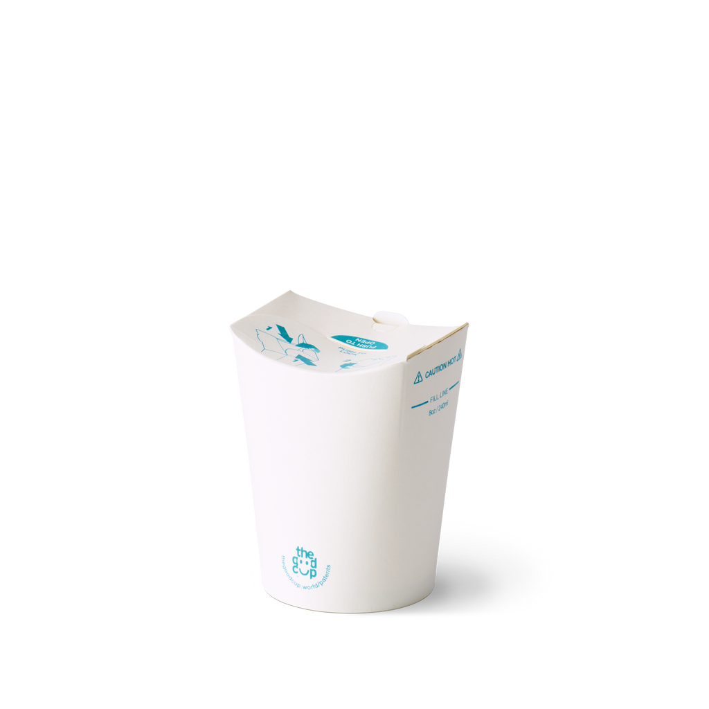 8oz White Kraft The Good Cup - 1000/Ctn